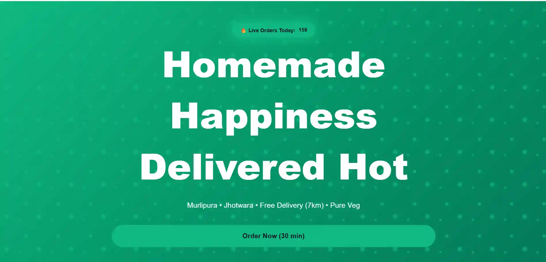 Cloud Kitchen Website